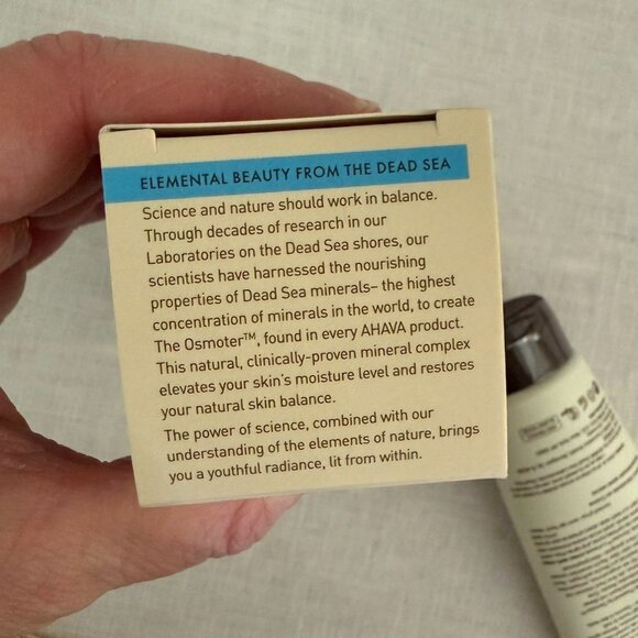 Ahava Hydration Cream Mask Dead Sea Skincare Nourishing Vegan Glow Treatment NIB - Picture 5 of 11